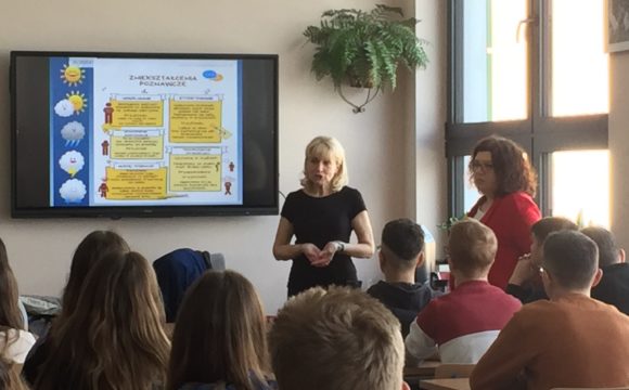 Spotkanie uczniów z psychologiem i pedagogiem z Poradni Psychologiczno – Pedagogicznej w Leżajsku