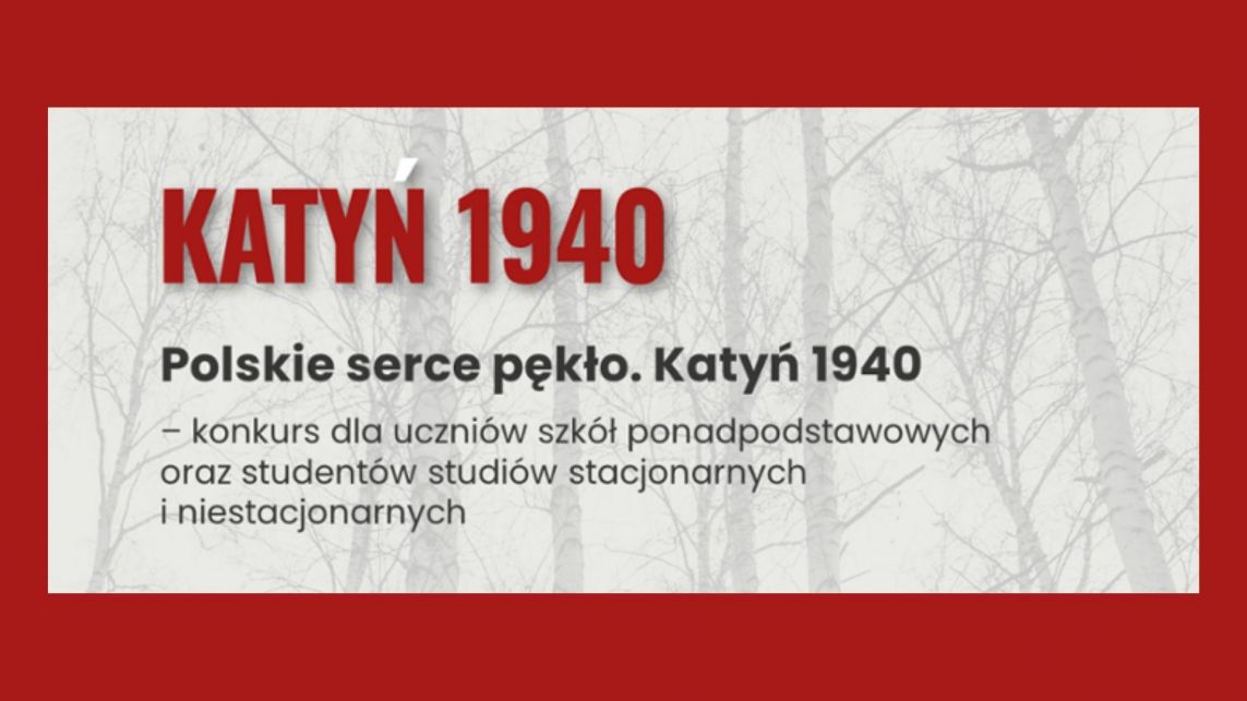 Patryk Szantula otrzymał wyróżnienie w kategorii literackiej w Ogólnopolskim konkursie „Polskie serce pękło. Katyń 1940”